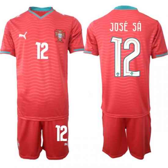 Portugal 2026 FIFA World Cup Soccer Jersey Red #12 JOSE SA